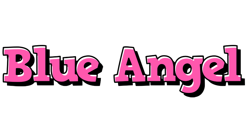 Blue Angel girlish logo